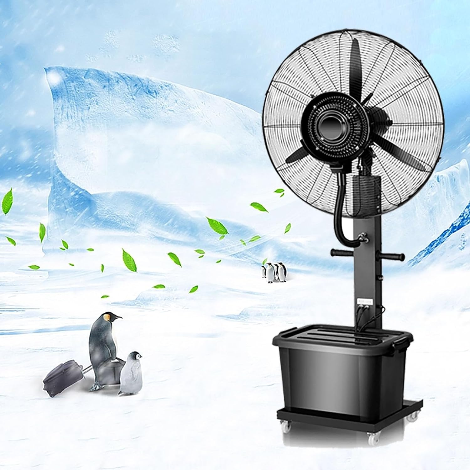 Ventilator sa raspršivačem vode - za kafiće, restorane, bašte