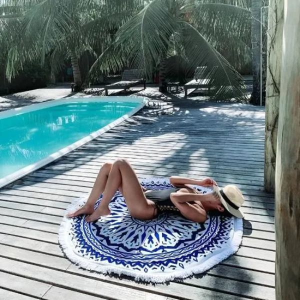 Okrugli peškir za plažu | CUBALINKA