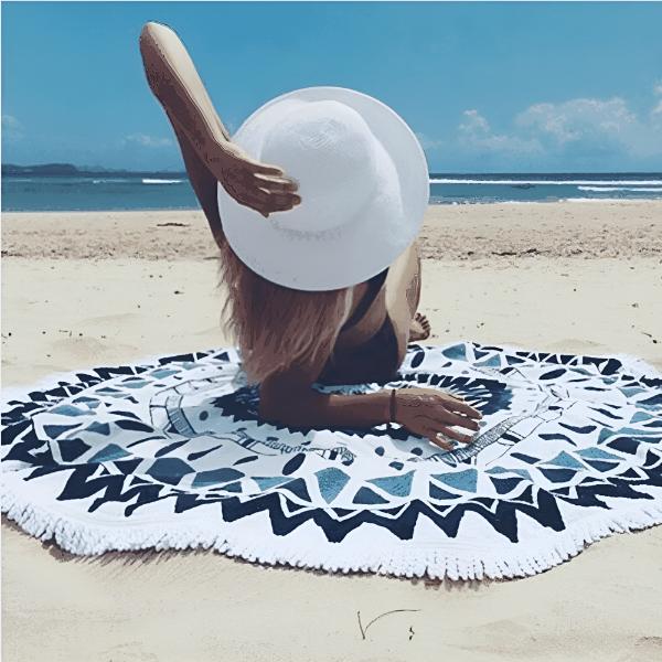Okrugli peškir za plažu | CUBALINKA