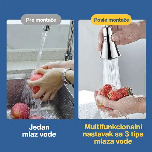 Nastavak za slavinu sa 3 režima mlaza