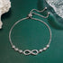 Narukvica sa cirkonskim kristalima Infinity Love