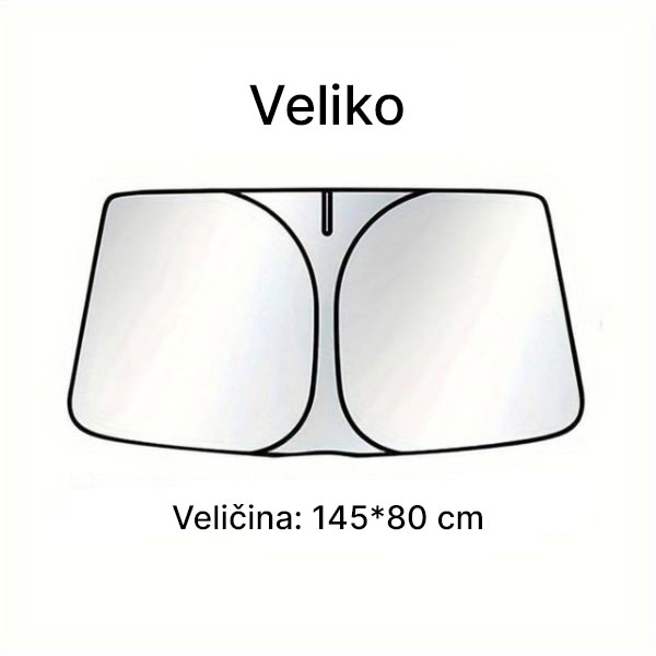 Četvoroslojna sklopiva Zaštita od sunca za auto