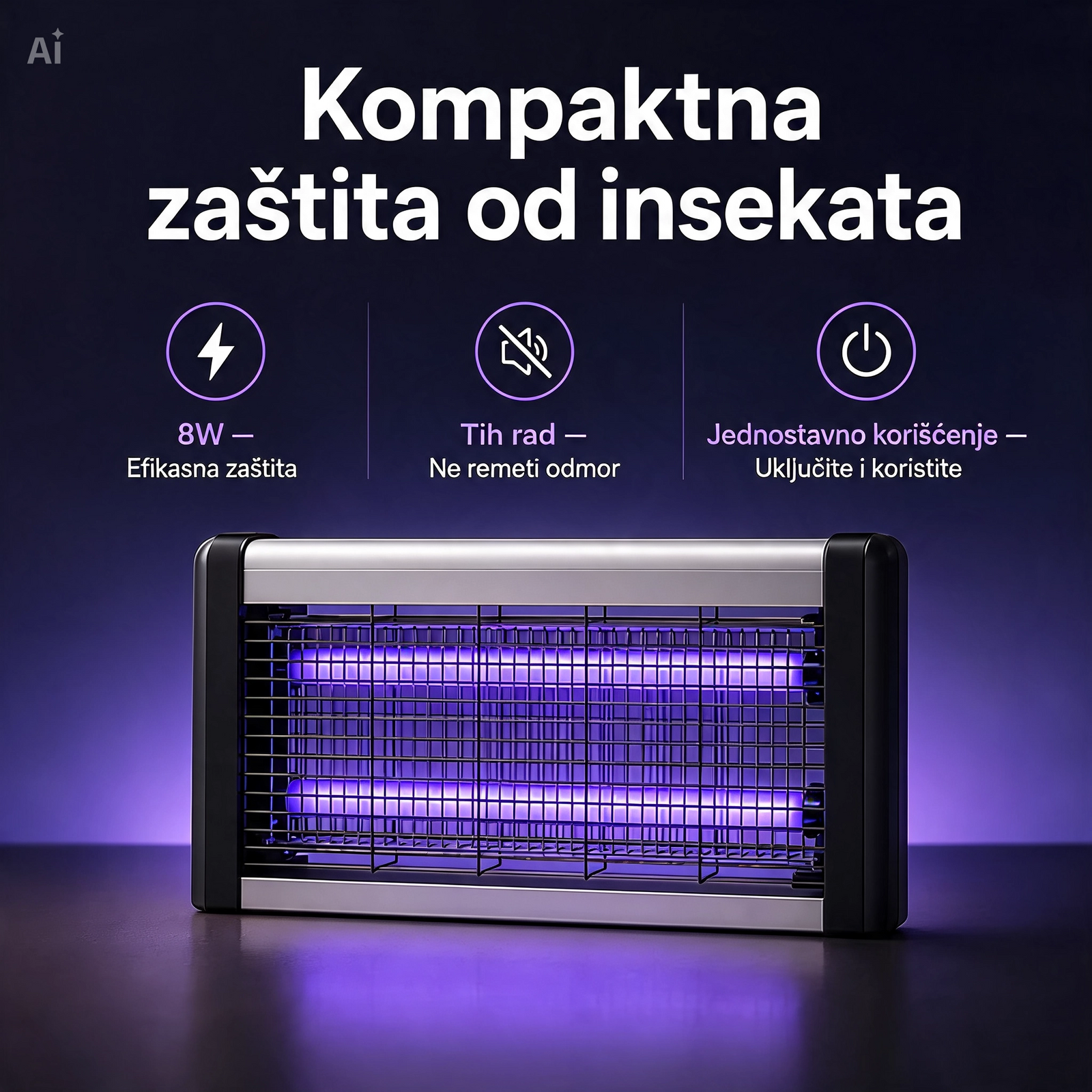 LED Lampa Protiv Komaraca i Insekata