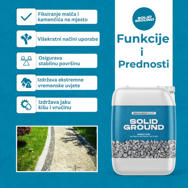 Lepak za kamenčiće i malč za dvorište | Stabilizacija šljunka